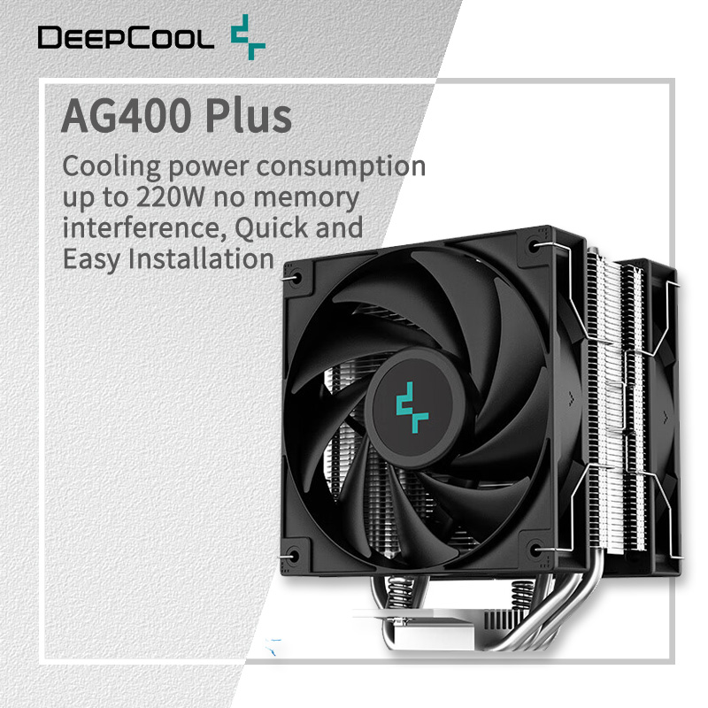 Cpu Heatsink - DEEPCOOL AG400 4 히트 파이프 듀얼