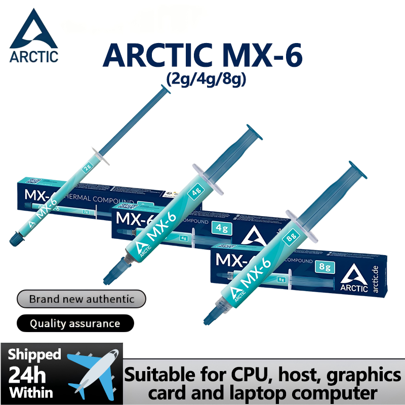 Thermal Paste - ARCTIC MX-6 (2g/4g/8g) 최고 성능의 CPU,