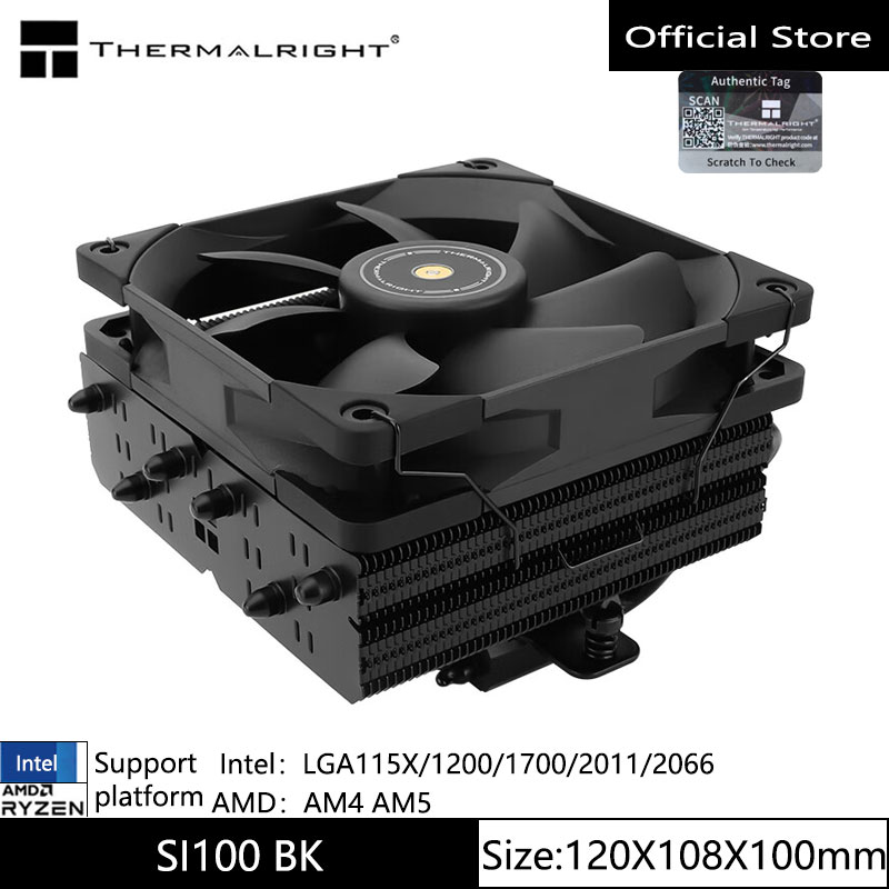 Air Cooler Cpu - Thermalright TR-SI-100 공냉식 라디에이터 높이 100mm,