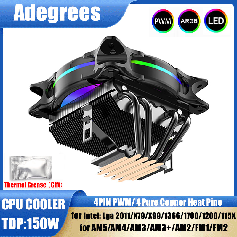 Cpu Heatsink - X99 CPU 공랭 쿨러 3핀/4핀 ARGB