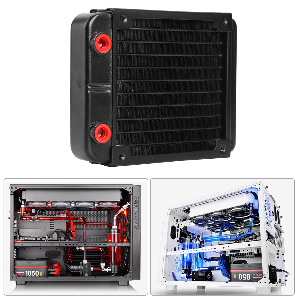 Aio Liquid Cooler - 120mm 수냉식 라디에이터 G1/4 나사산 알루미늄