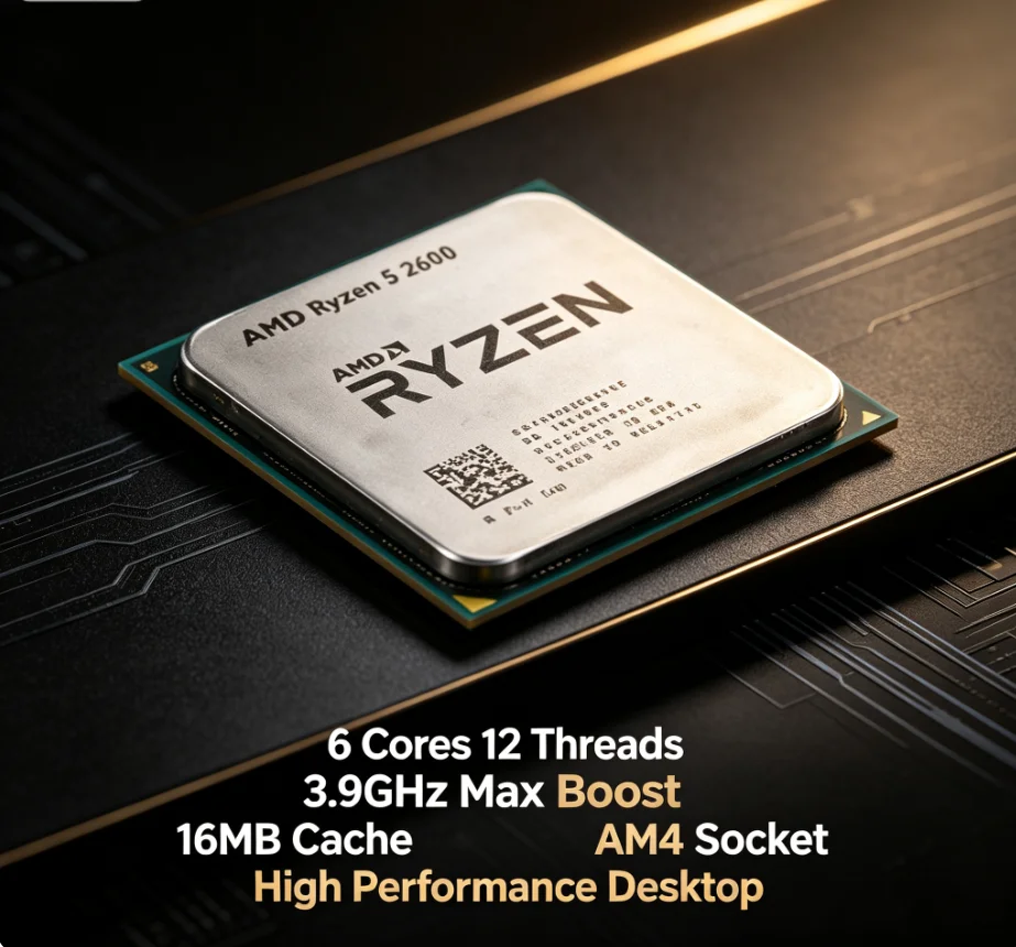 AMD 라이젠 5 2600 R5 2600 데스크탑 게이 - Cpu Fan 리뷰 및 가격