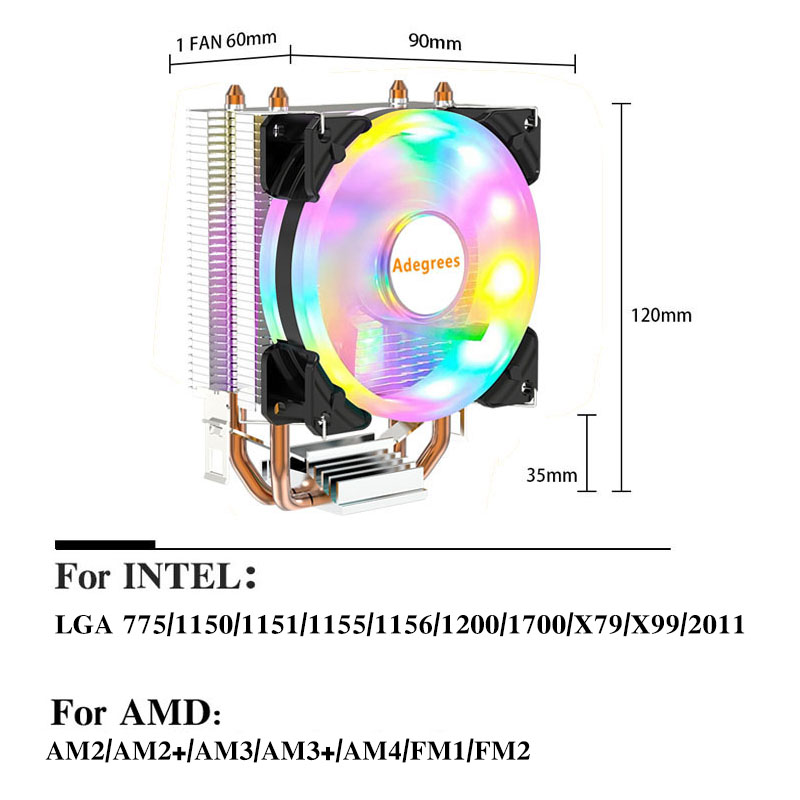 CPU 쿨러 3Pin/4Pin PWM CPU 프로세서  - Cpu Cooler 리뷰 및 가격