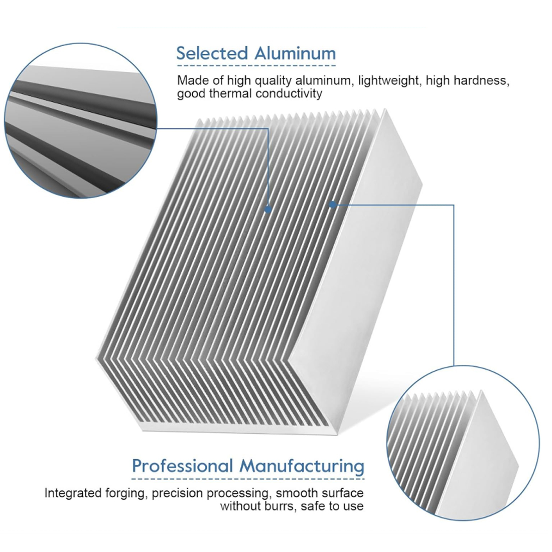 50x60x26mm — 300x60x26mm 고출력 L - Heatsink 리뷰 및 가격