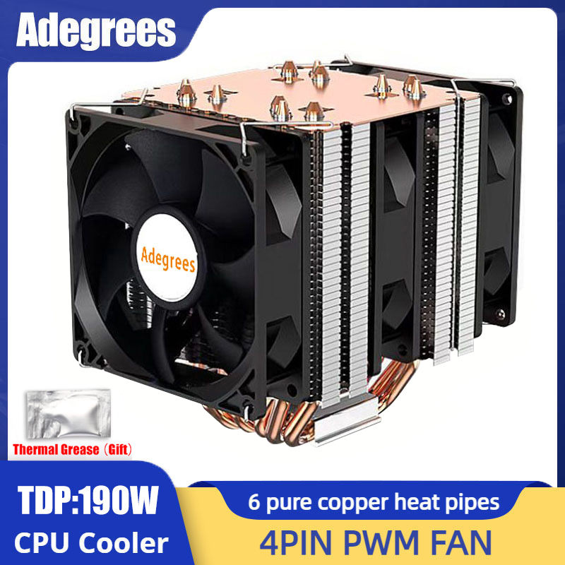 6 히트 파이프 CPU 쿨러 4Pin PWM PC In - Cpu Heatsink 리뷰 및 가격