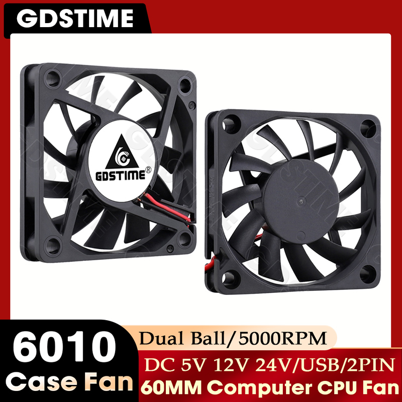 GDSTIME 60mm 팬 24V 12V 팬 60x60 - Gpu Cooler 리뷰 및 가격
