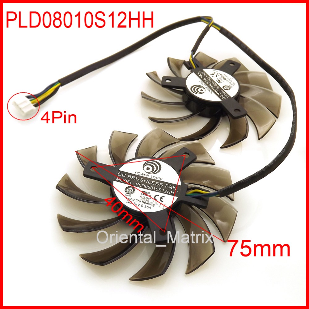 무료 배송 2 개/몫 pld08010s12hh 75mm - Cpu Heatsink 리뷰 및 가격